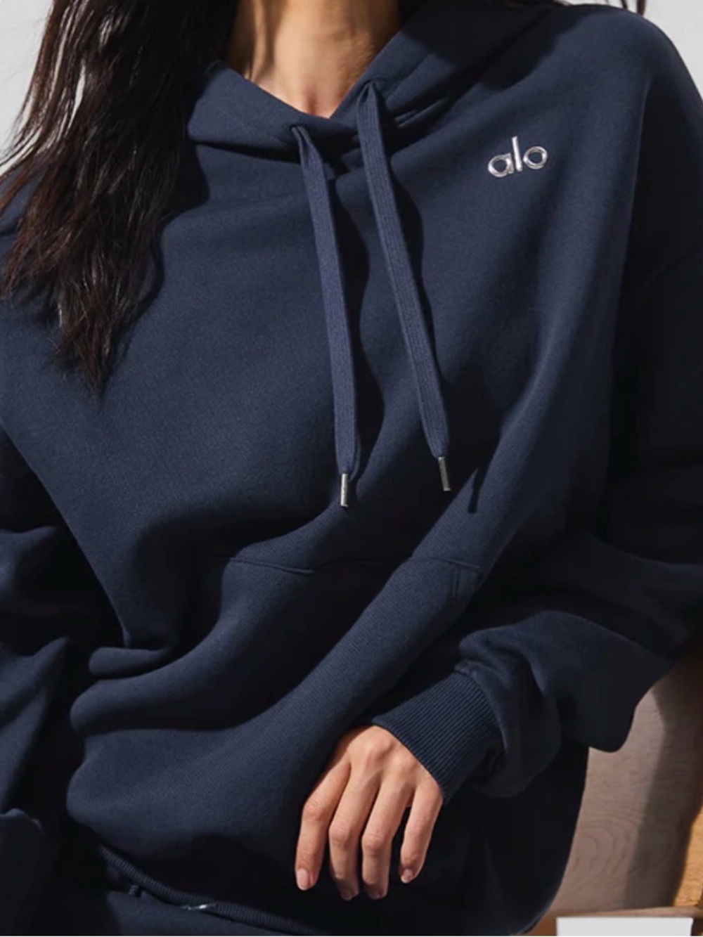 ALO Yoga Accolade Hoodie - Navy